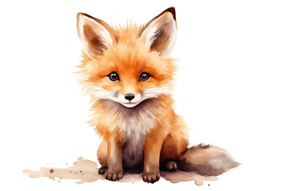 Cute fox animal mammal pet.
