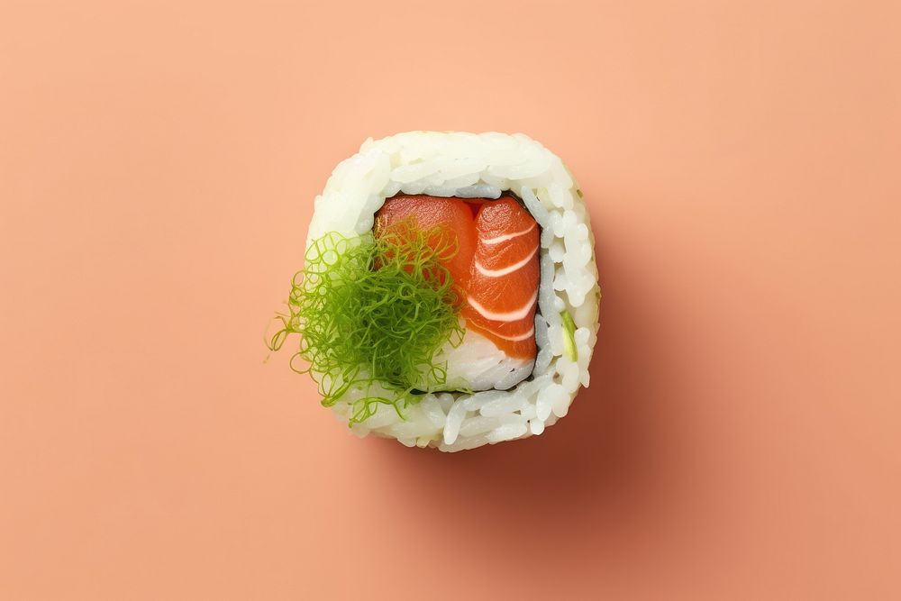 Maki sushi food rice dish.
