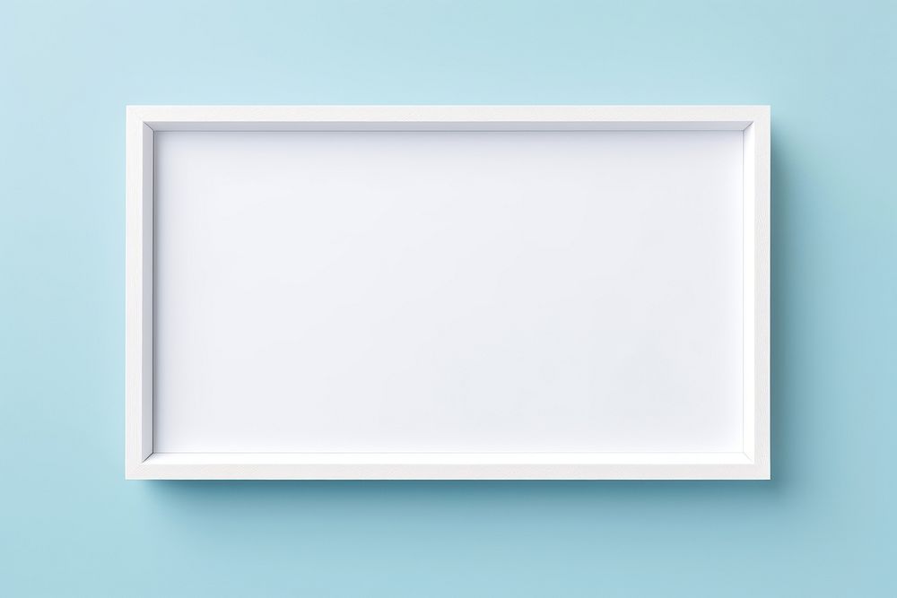 Minimal blank picture frame simplicity rectangle porcelain.