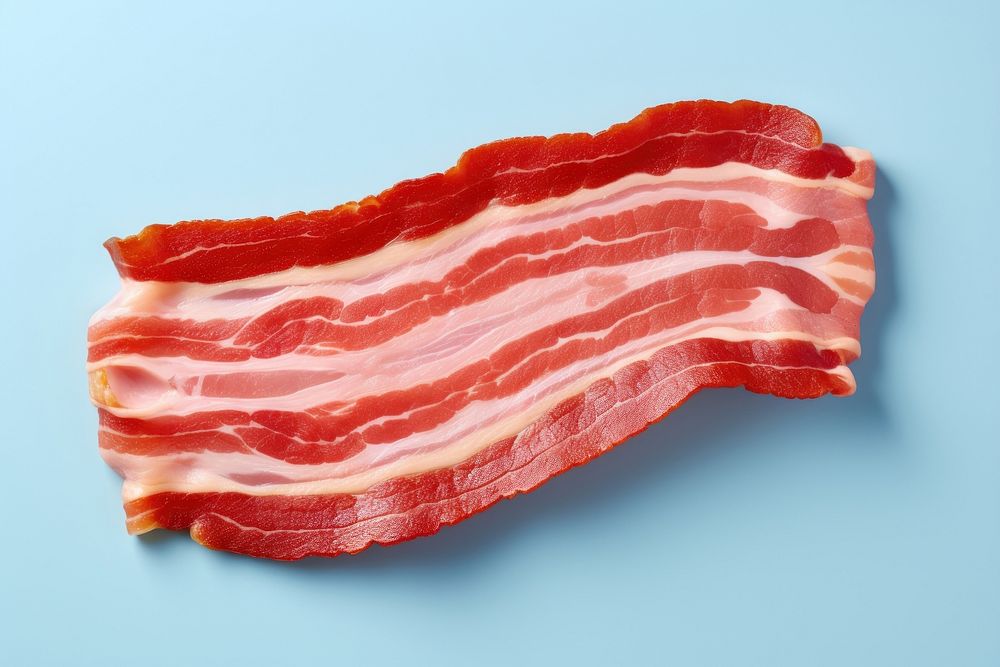 Bacon meat pork food.