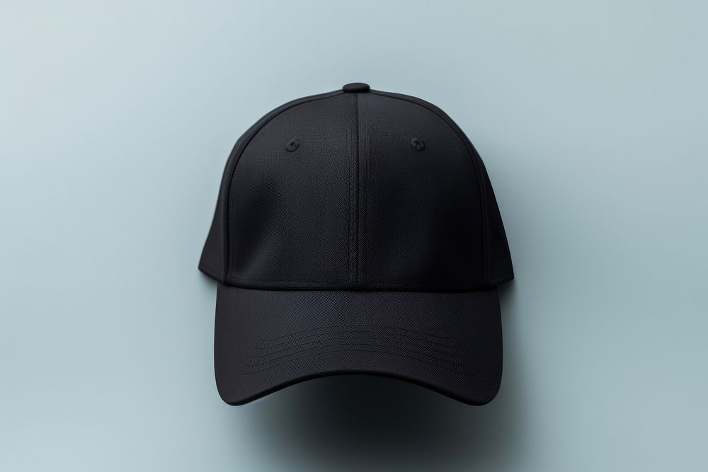 Black running hat headgear headwear clothing.
