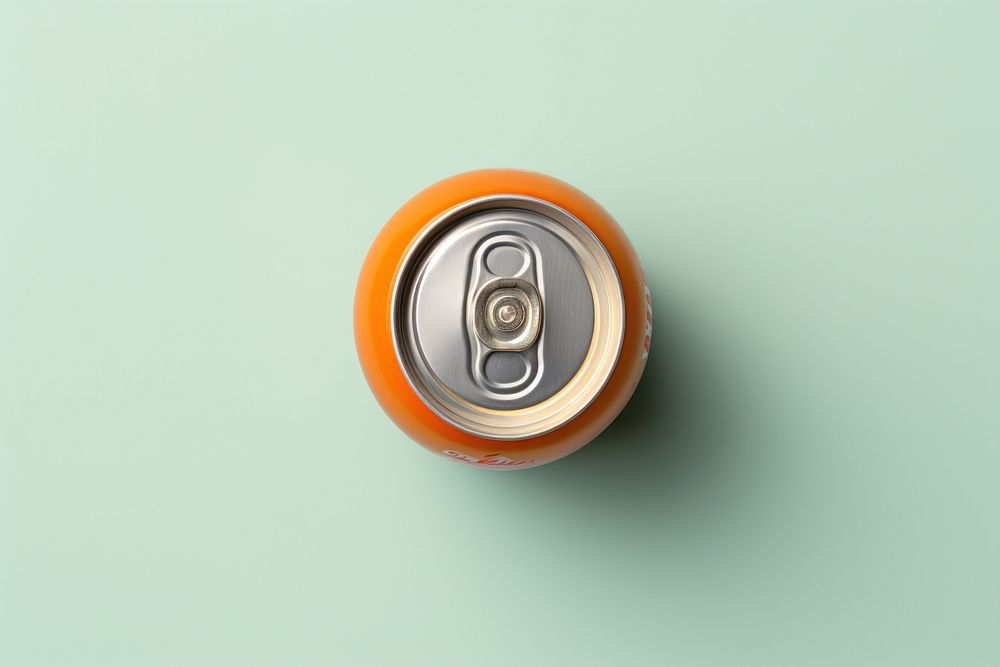 Cider can refreshment circle shape.