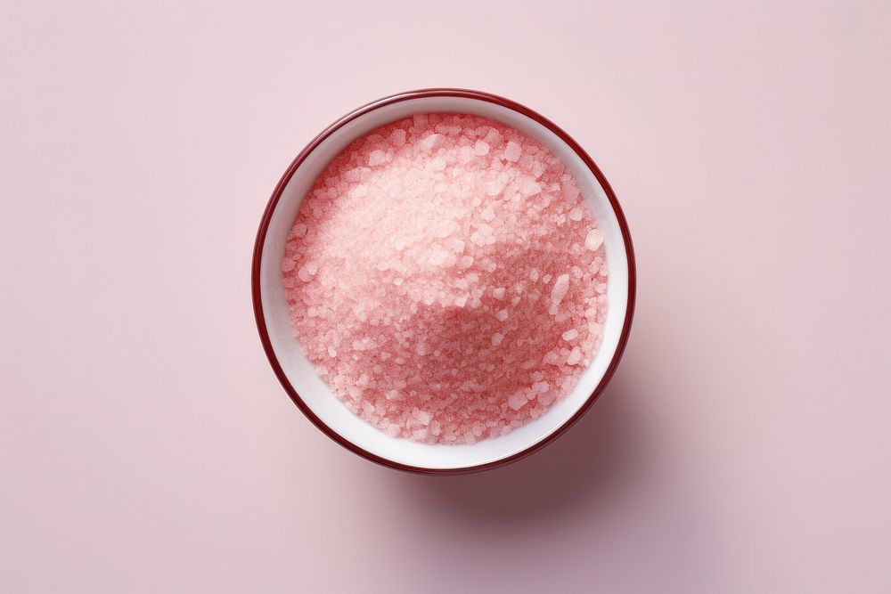 Pink salt food refreshment milkshake.