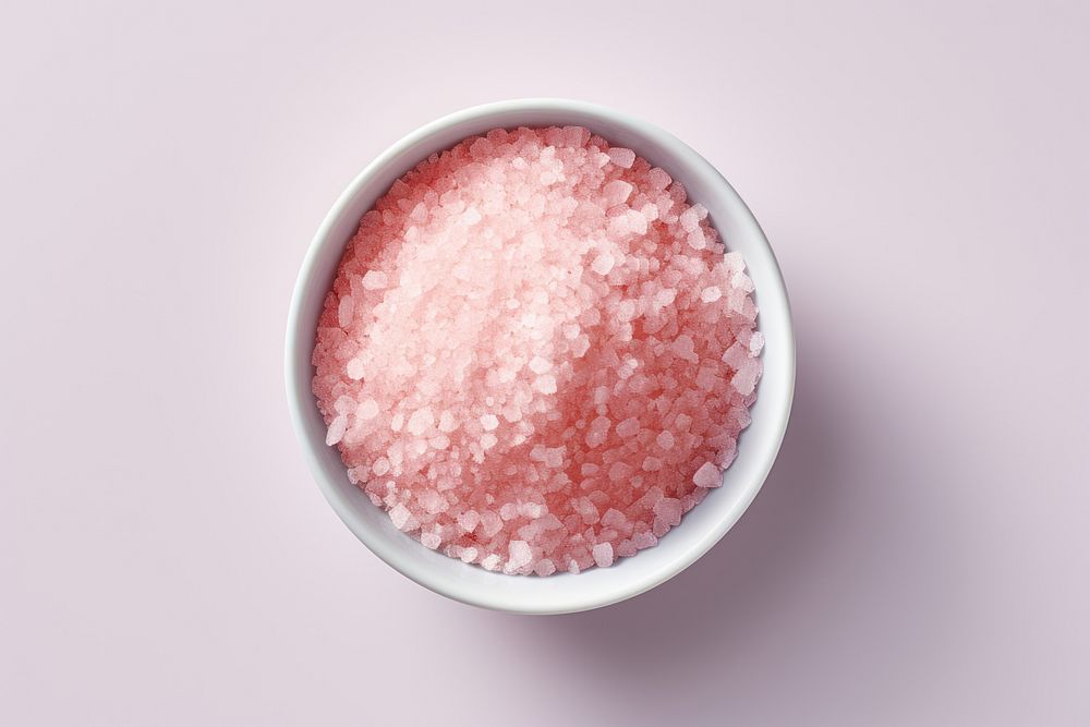 Pink salt freshness jewelry powder.