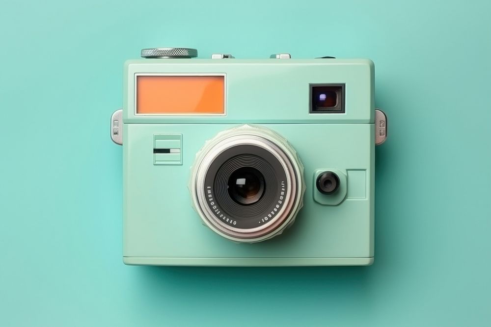 Polaroid camera photographing electronics technology.