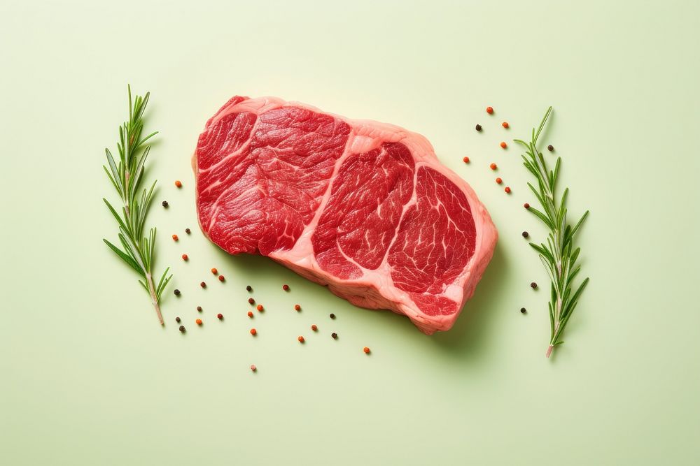 Steak plant beef meat.