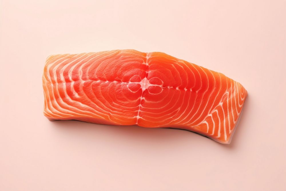 Salmon steak seafood freshness meat.