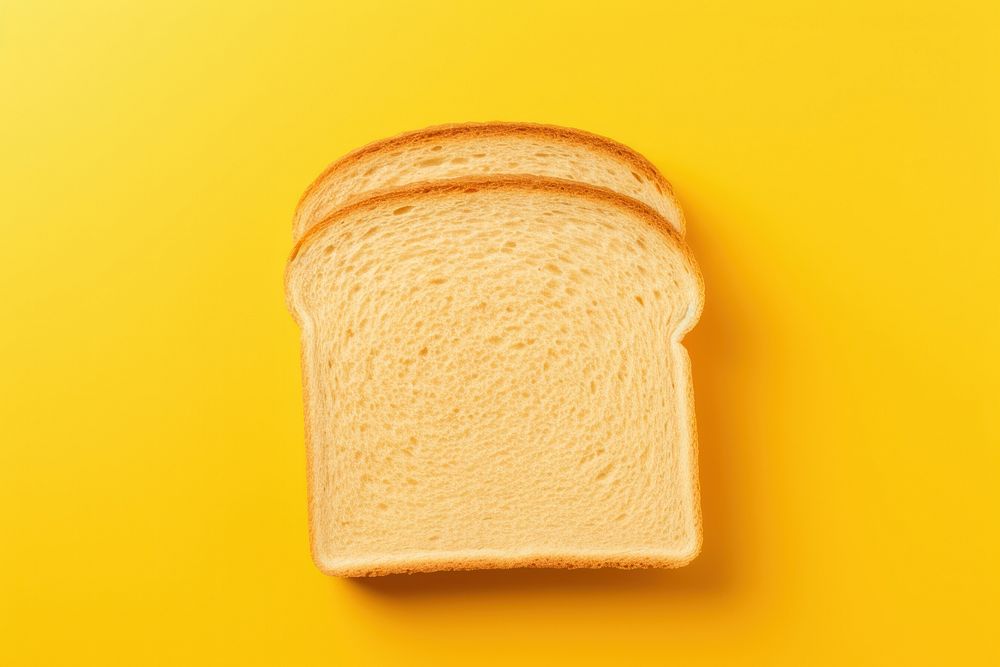 Slice of bread yellow food simplicity.