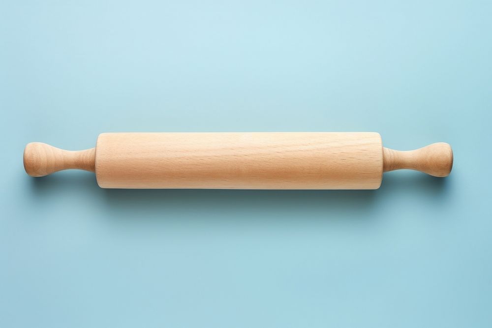 Wooden rolling pin simplicity pattern cricket.