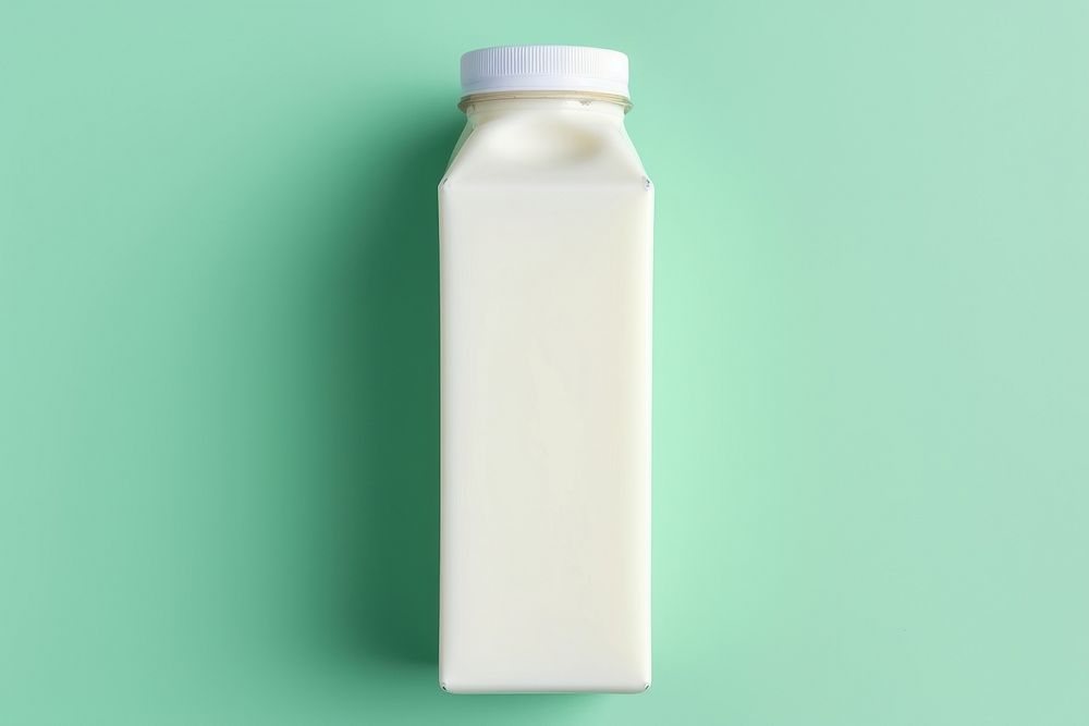 Milk box bottle dairy refreshment.