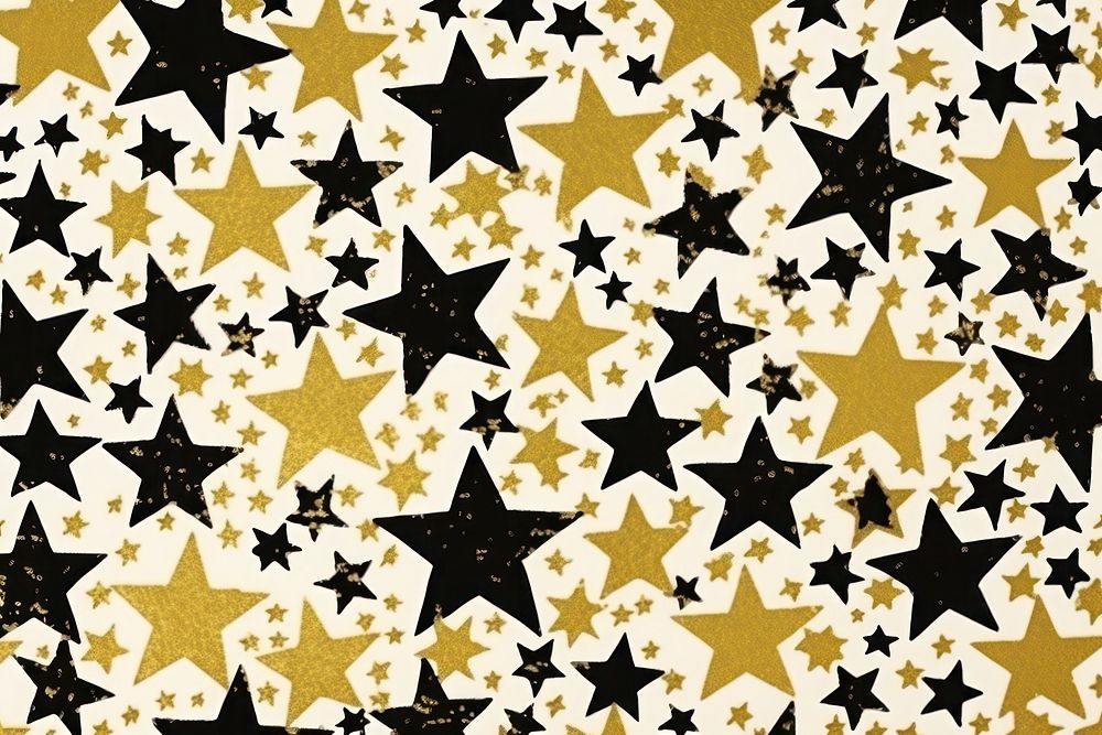 Gold star pattern background backgrounds white paper.