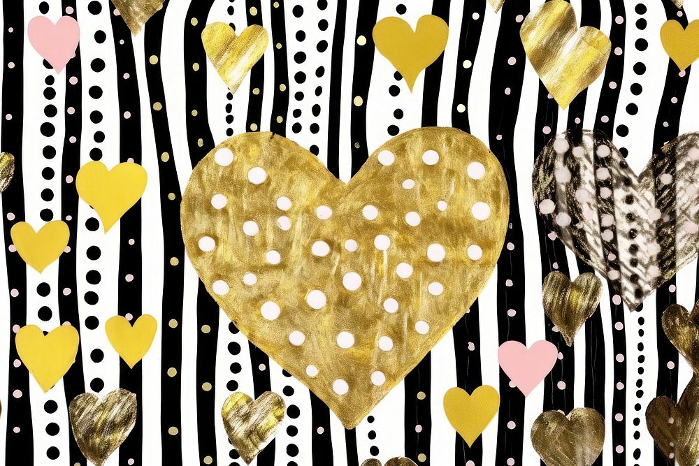 Heart pattern background backgrounds paper striped.
