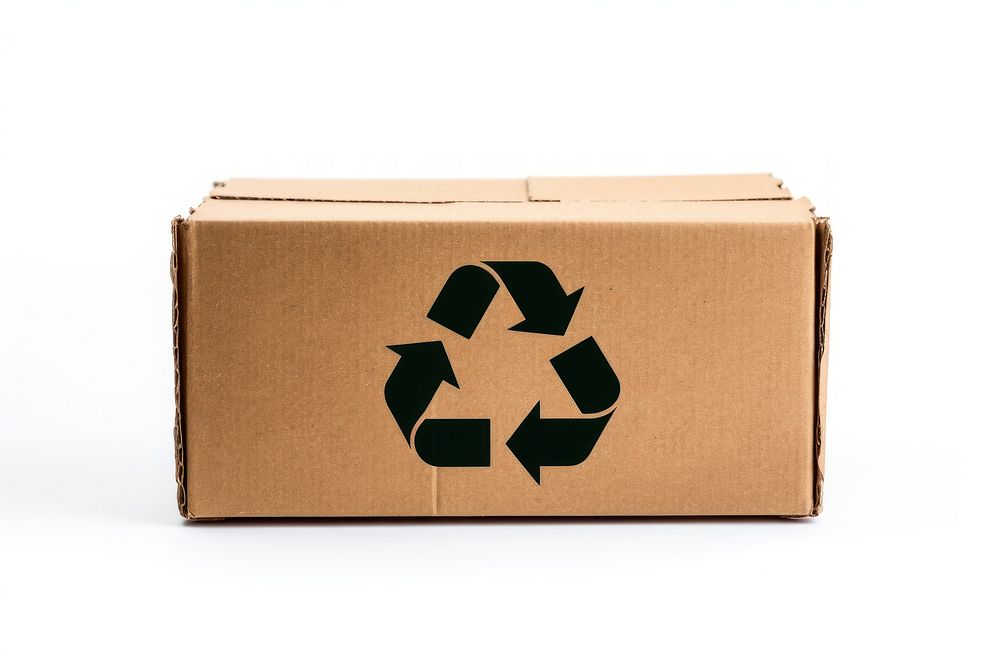 Recycle cardboard carton box.
