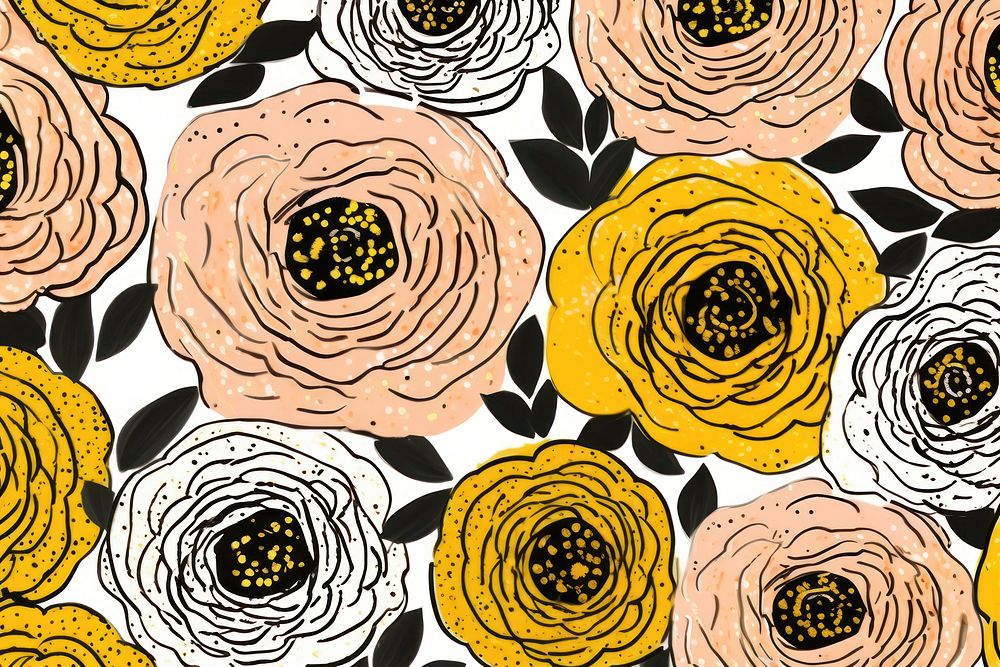 Rose pattern background backgrounds flower plant.