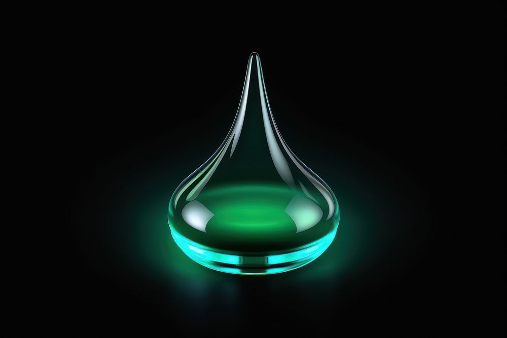 Water drop gemstone jewelry light.