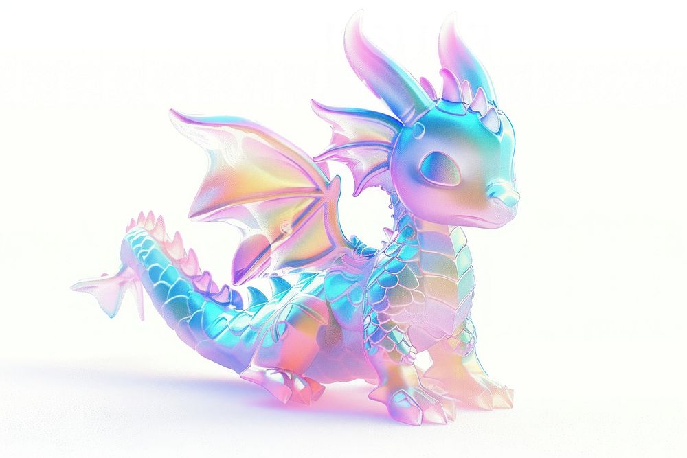Dragon holography animal representation creativity.