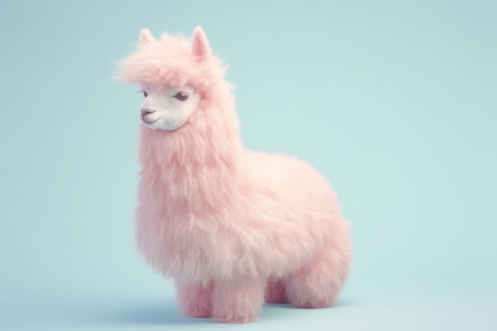 Alpaca mammal animal pet.