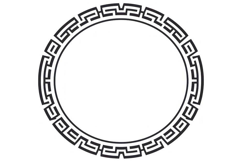 Chinese circle frame astronomy outdoors pattern.