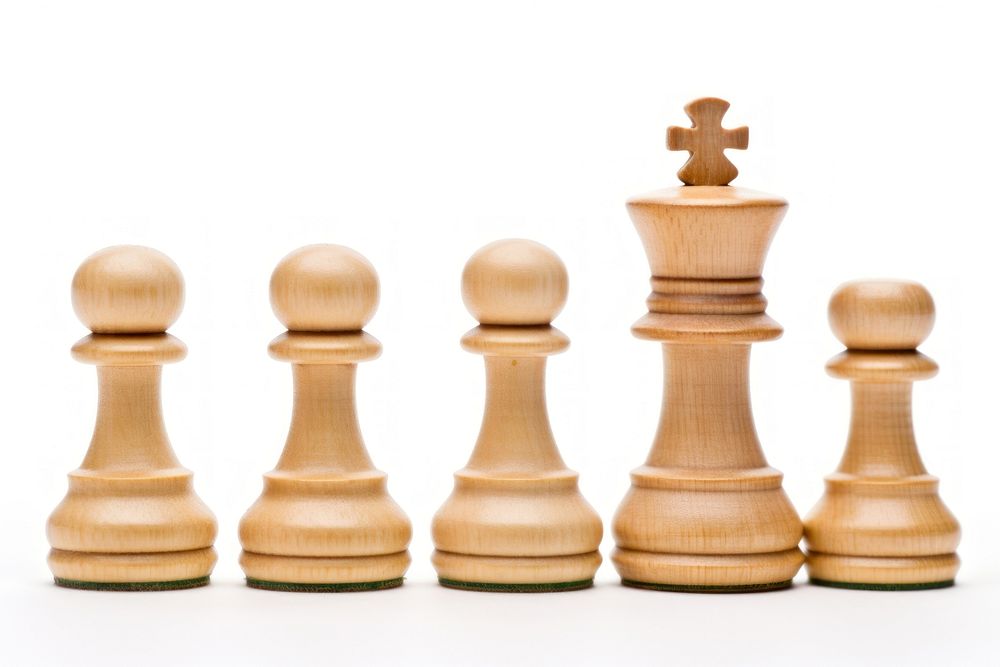 Chess game white background intelligence.