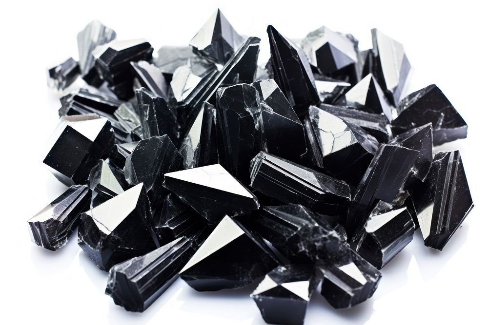 Rock crystal jewelry black.
