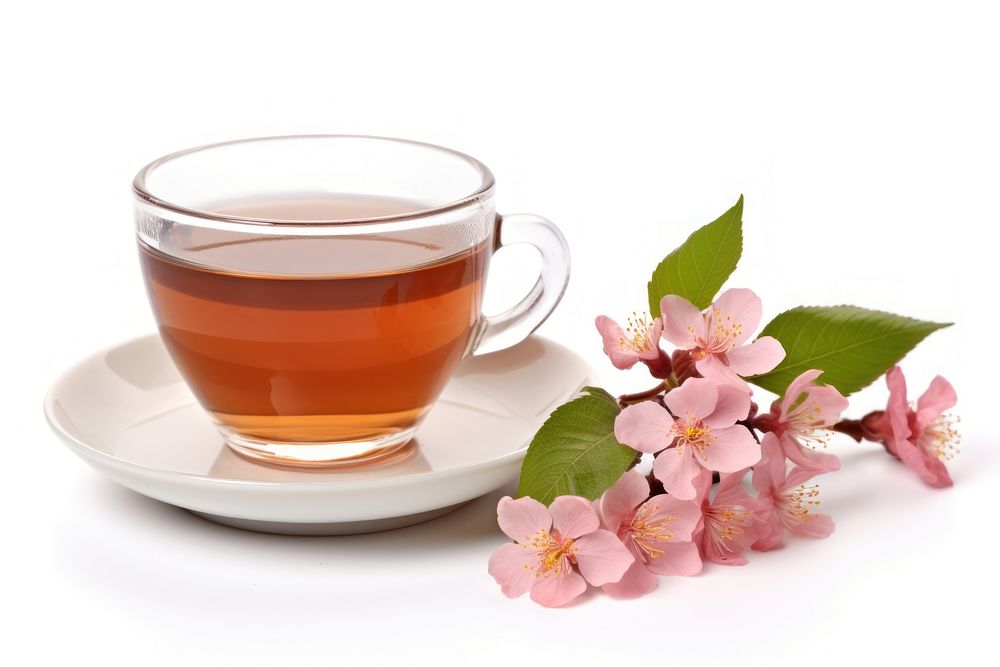 Tea flower blossom saucer.