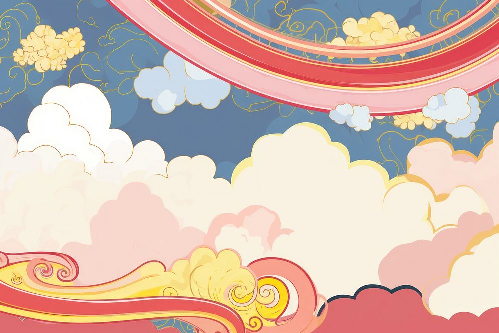 Cloud border backgrounds abstract graphics.