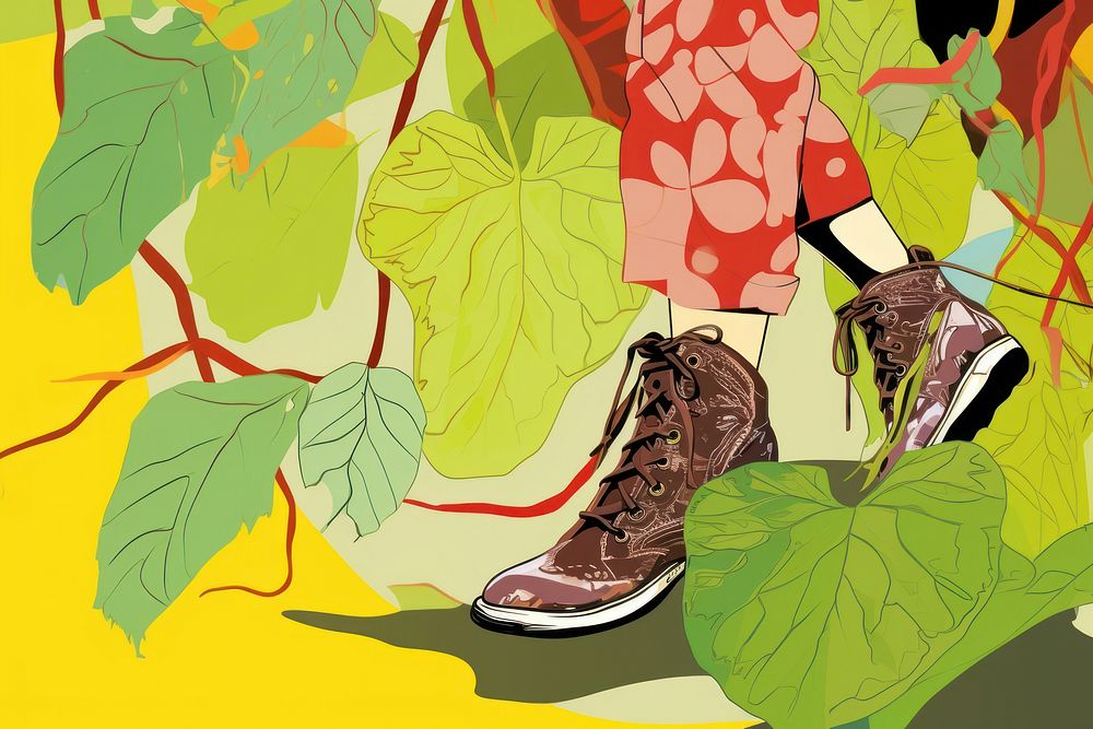 Leaf footwear plant shoe.