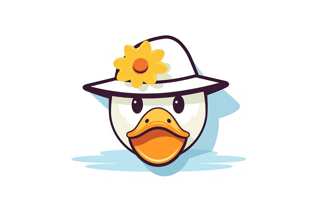 Daisy duck hat representation.