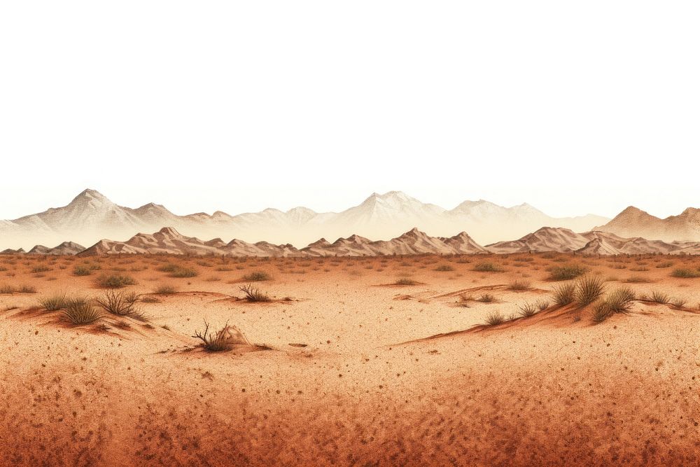 Landscape desert panoramic outdoors.