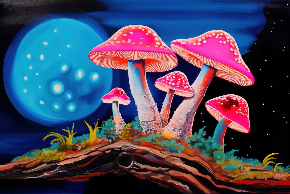 A mushroom outdoors nature fungus.