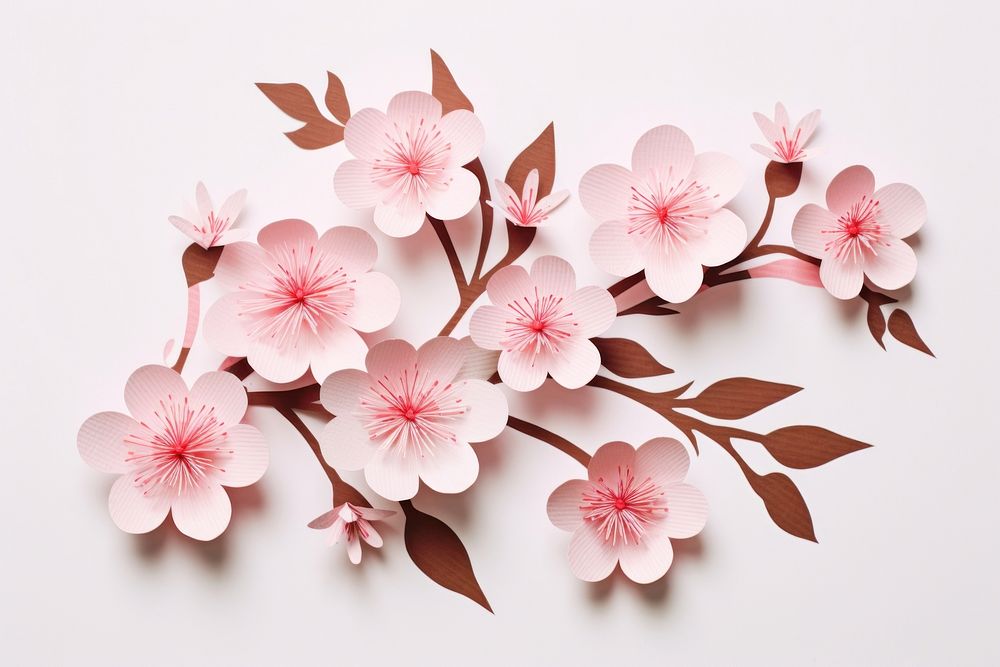 Cherry blossom flower plant art.