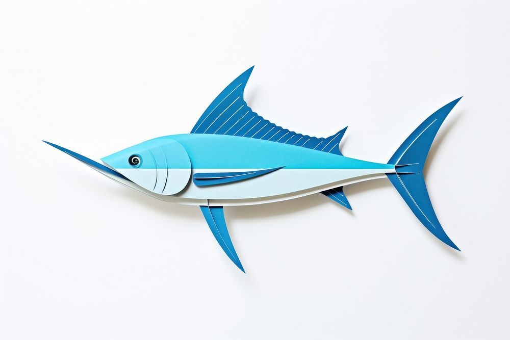 Swordfish animal shark art.