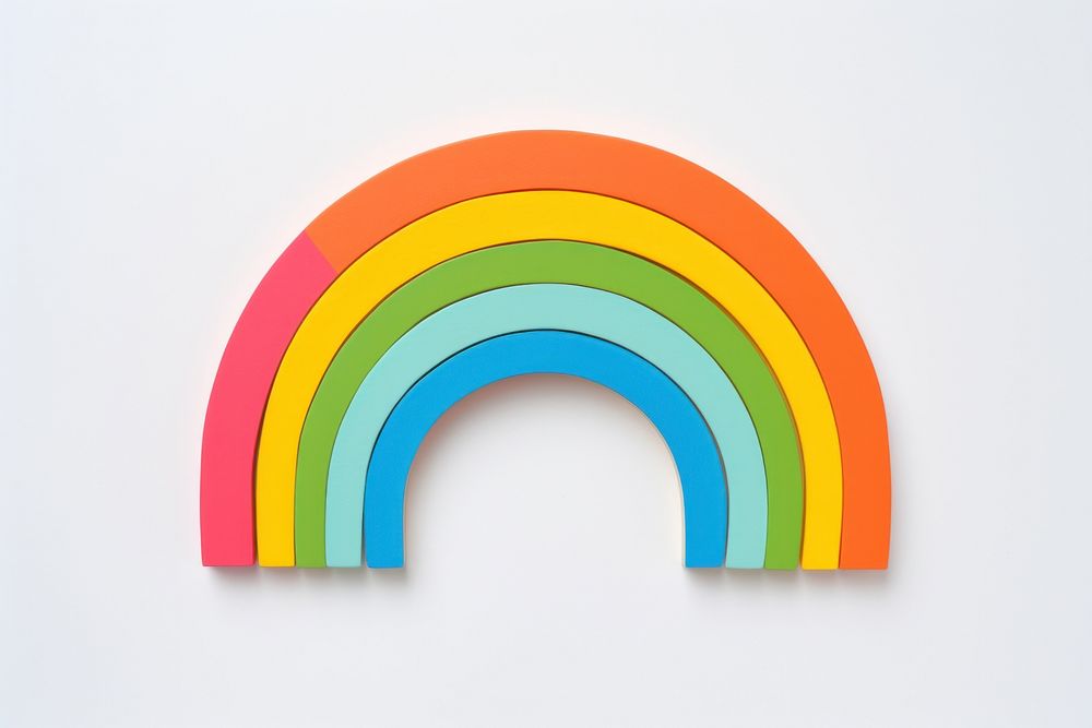 Rainbow art creativity variation.