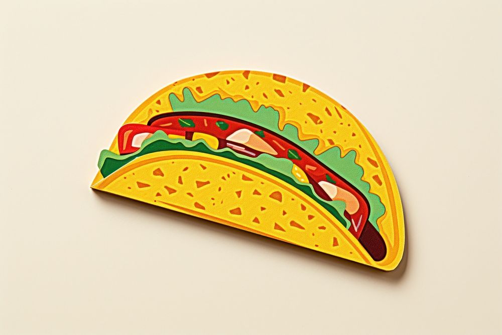 Taco taco food sandwich.