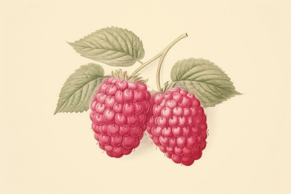 Raspberry fruit plant food.