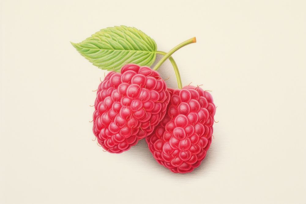 Raspberry fruit plant food.