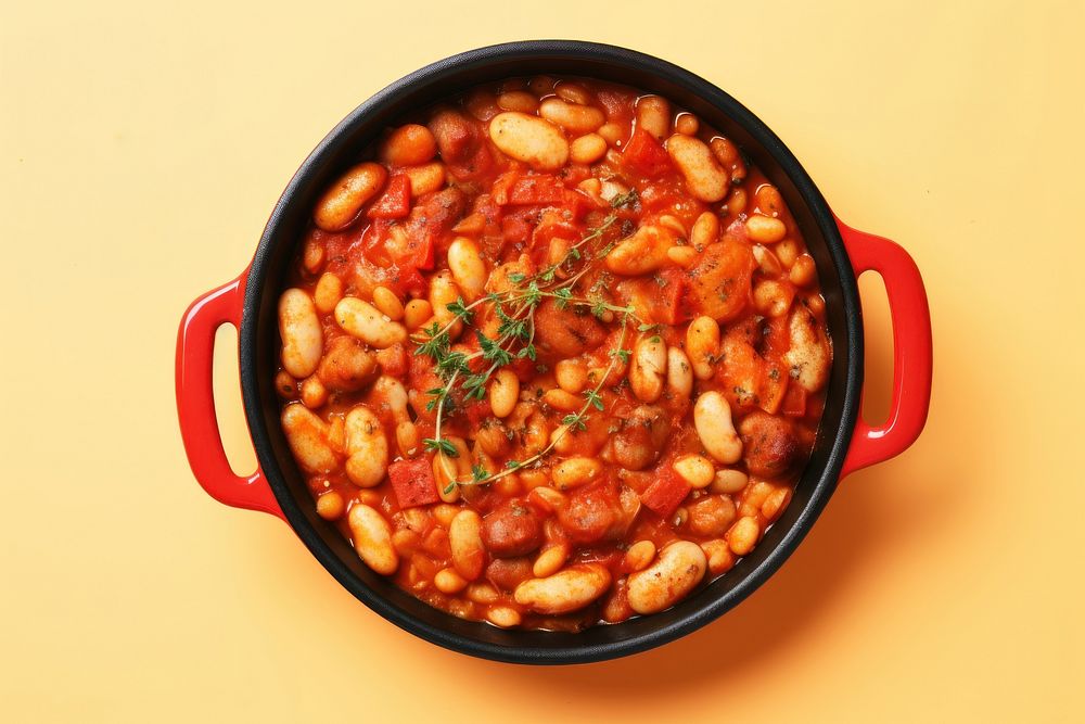 Cassoulet vegetable food stew.