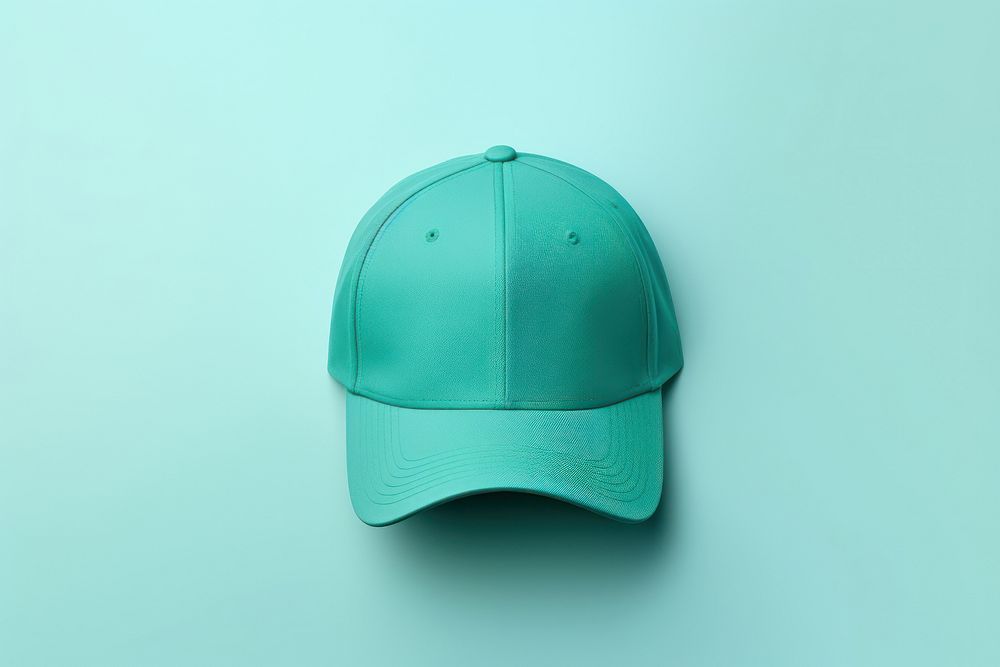 Cap turquoise headgear headwear.