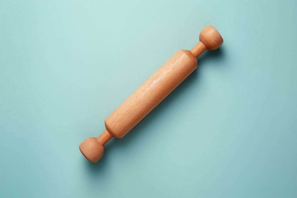Rolling pin simplicity dumbbell device.