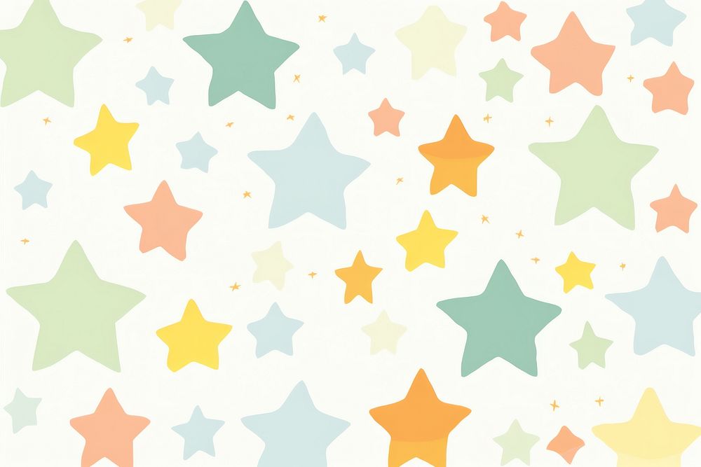 Confetti pattern line star.