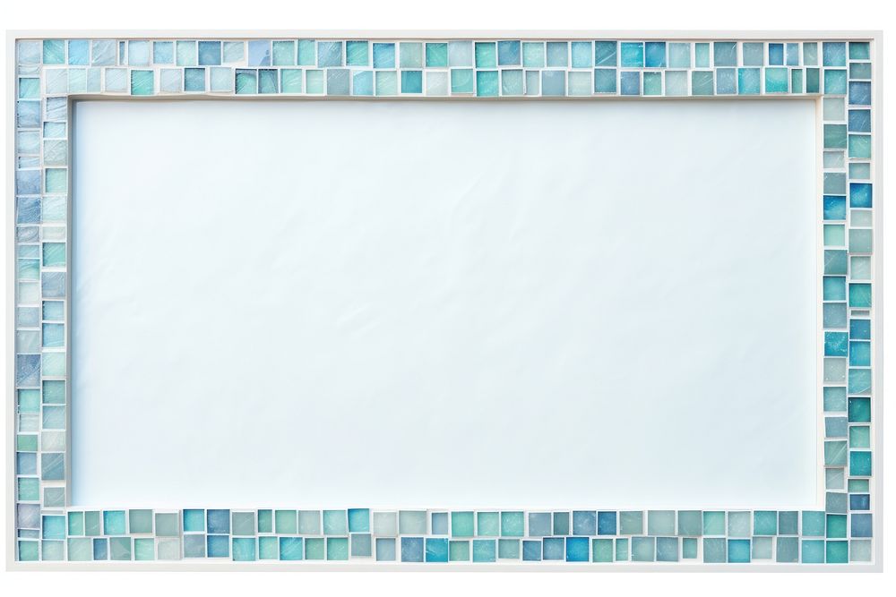 Ocean backgrounds mosaic frame.