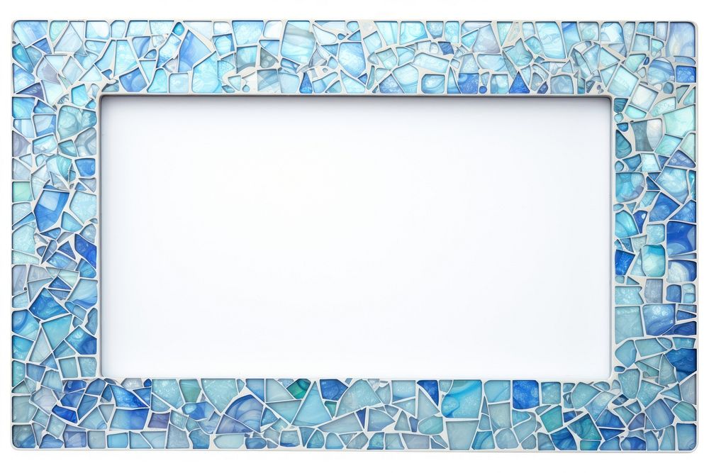 Blue mosaic art backgrounds.