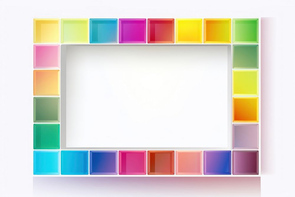 Rainbow backgrounds frame art.