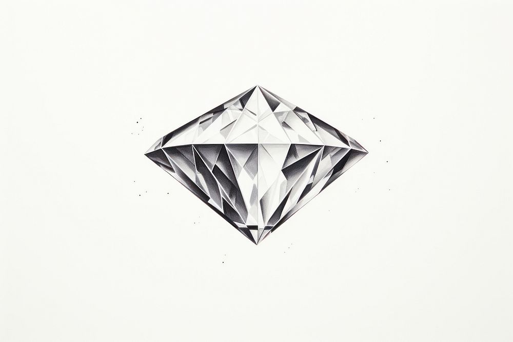Diamond drawing jewelry diamond.