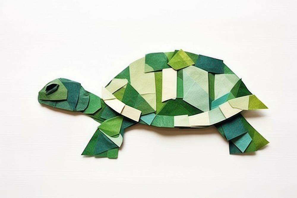 Turtle art origami animal.