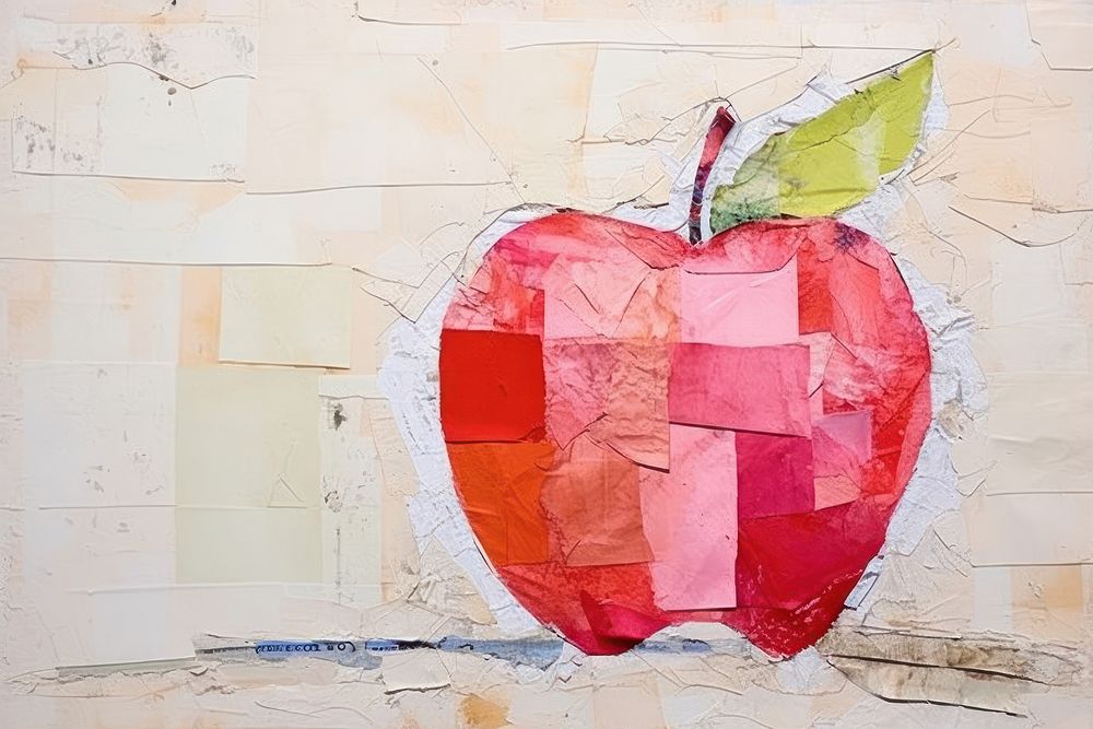Apple art creativity painting.