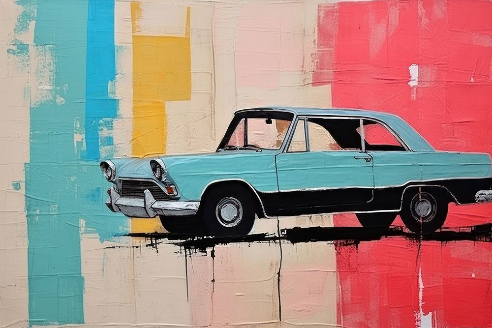 Car car art painting.