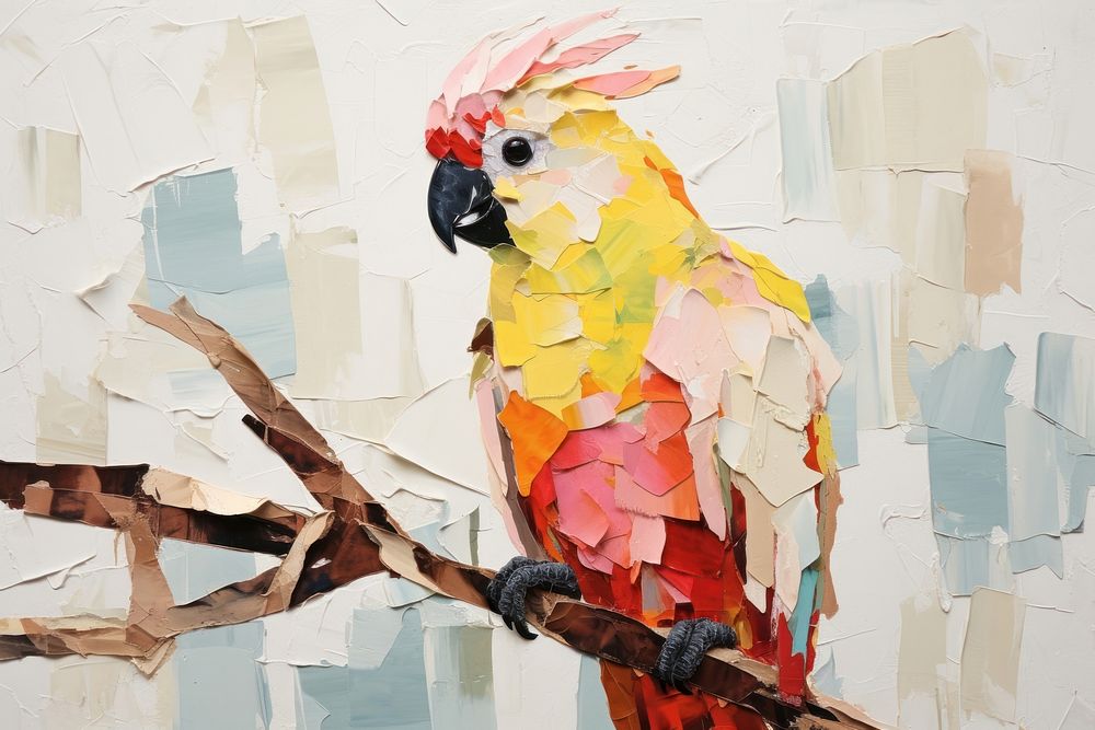 Cockatoo art parrot animal.