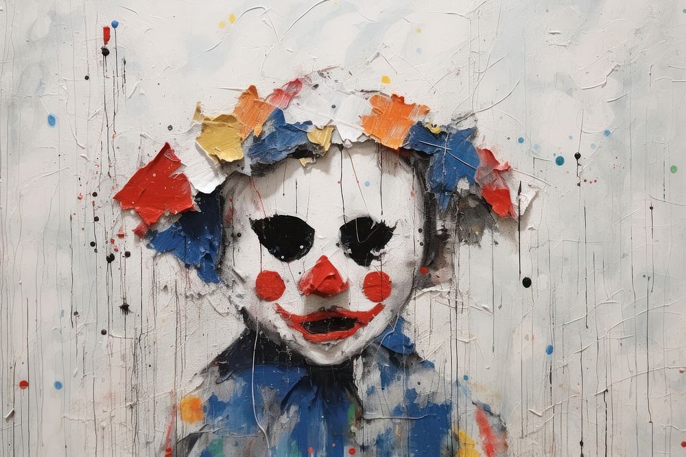 Clown art clown representation.