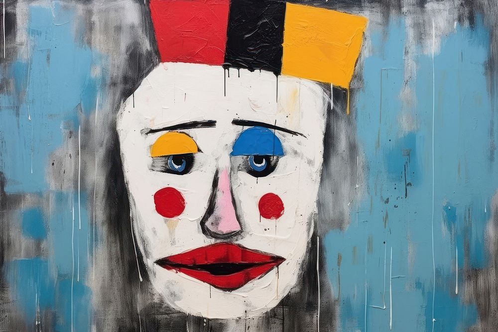 Clown art painting clown.